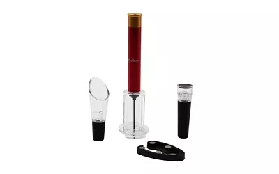 Caliber Gourmet Shotgun Shell Pump Wine Bottle Opener – Novelty Corkscrew