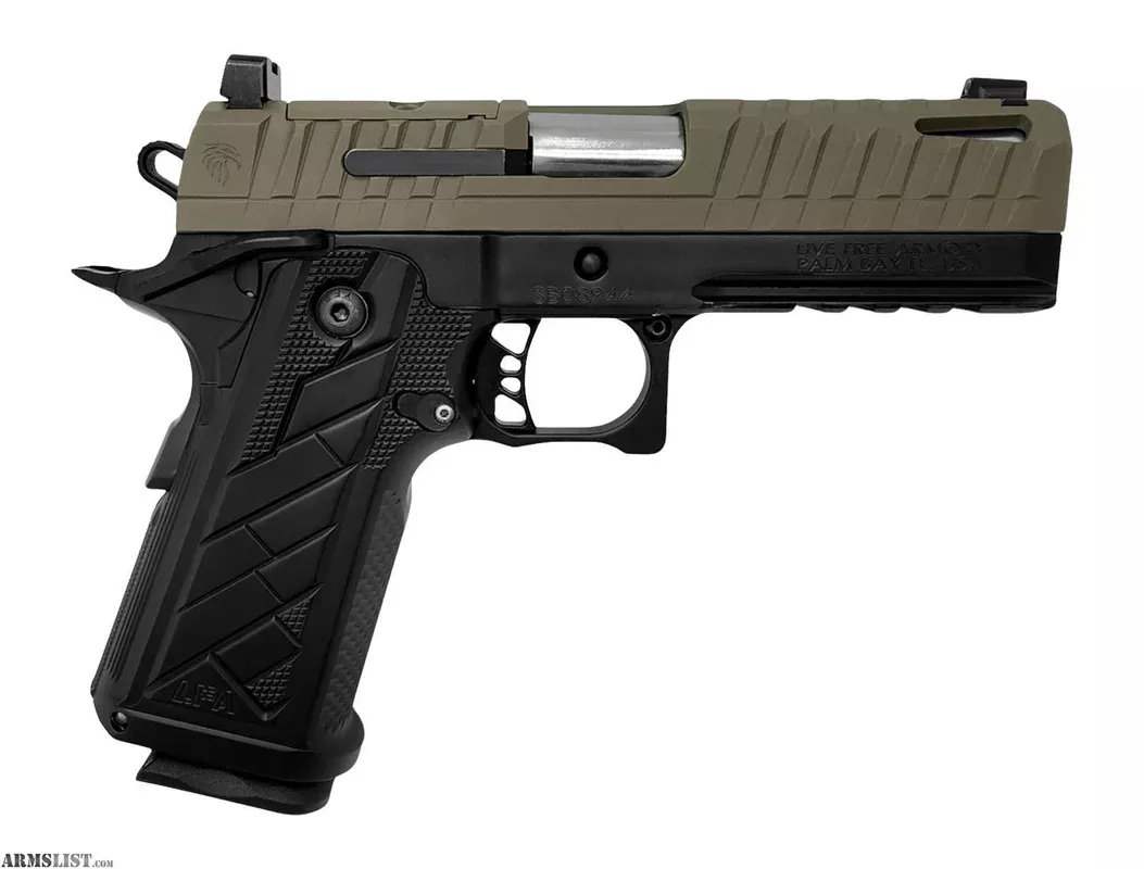 **CALL FOR BEST PRICE** LIVE FREE ARMORY APOLLO 11 V2 9MM FDE 18+1 COMPACT from KG Gun Works near Clearwater, Wichita, KS