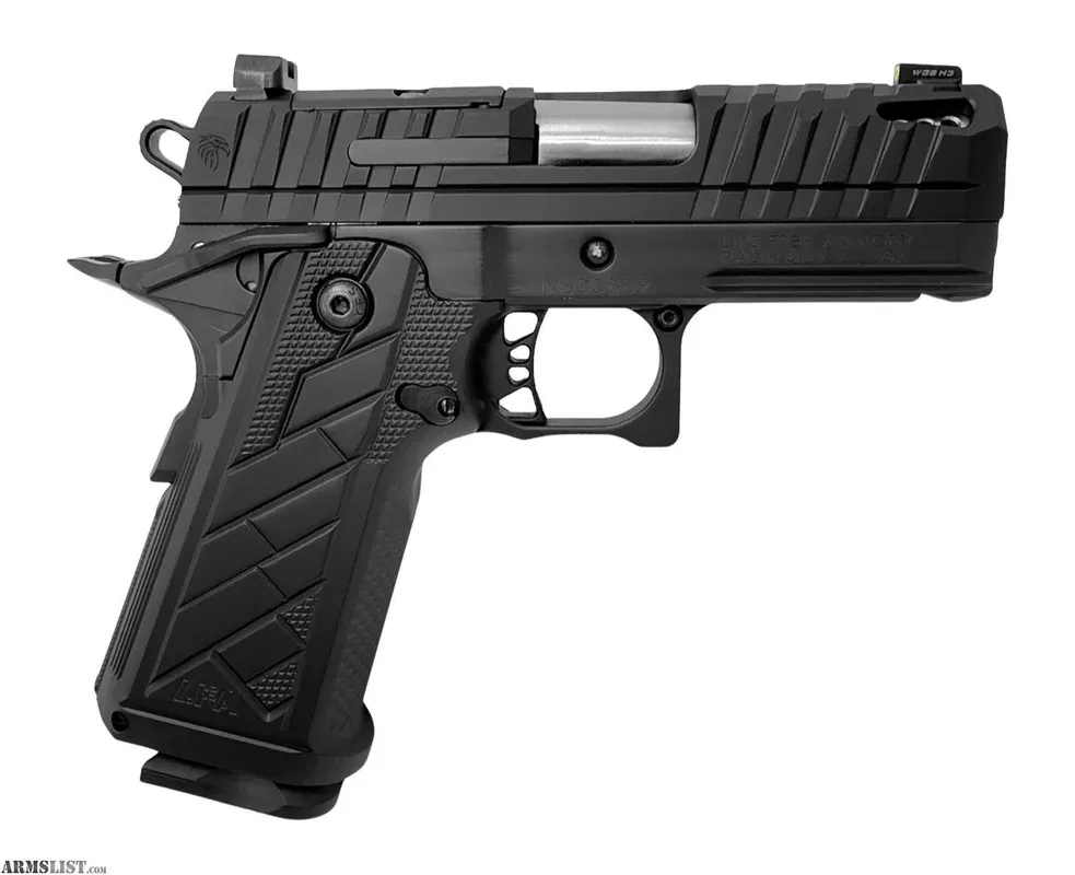 **CALL FOR BEST PRICE** LIVE FREE ARMORY APOLLO 11 V2 9MM PORTED BLACK 18+1 from KG Gun Works near Clearwater, Wichita, KS