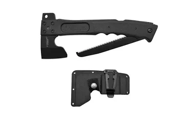 Camillus CamTrax Folding Axe/Saw Combo – Dual-Tool Field System with Sheath