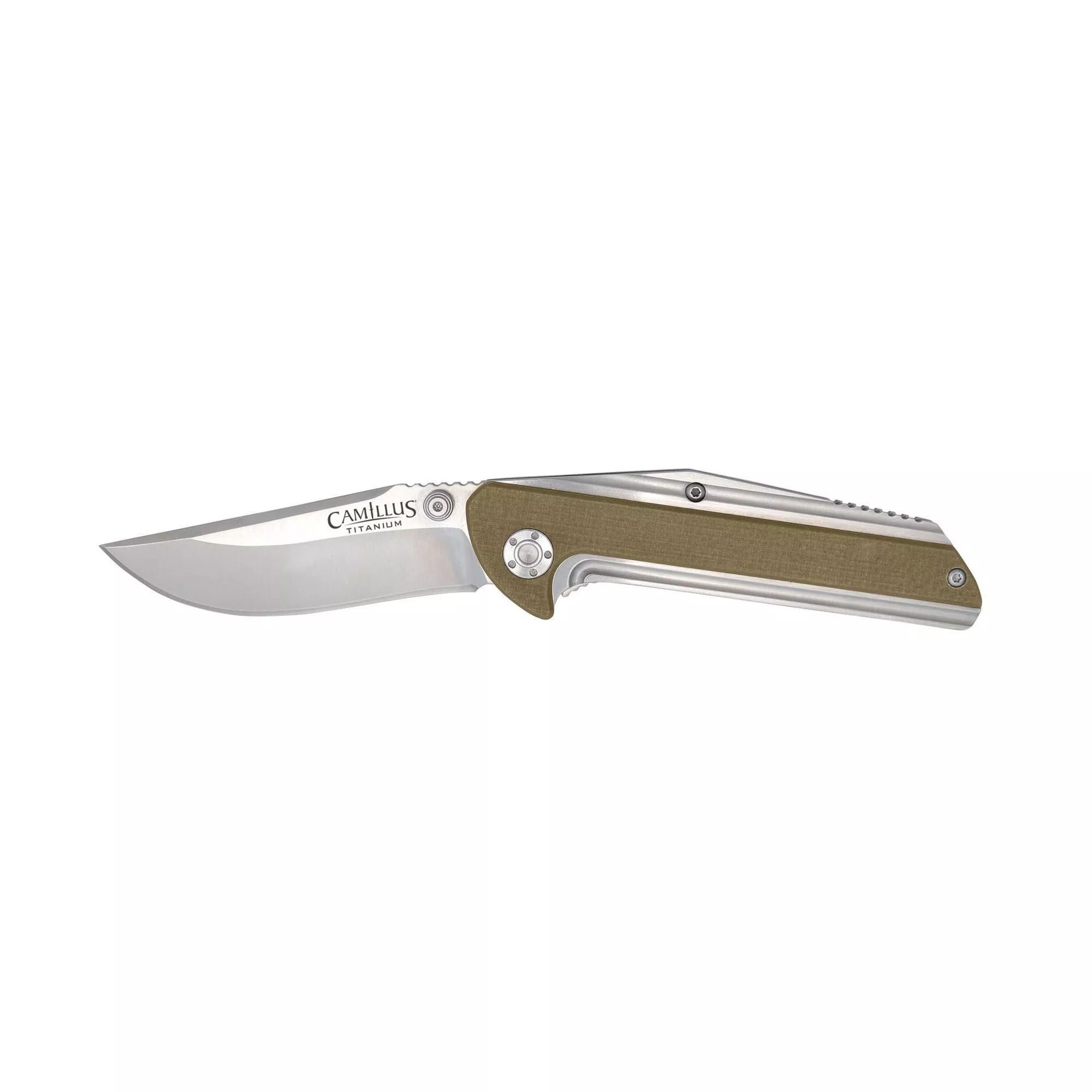 Camillus Sevens Folding Knife Silver Blade