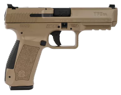 Canik HG4863DN TP9 Mod.2 9mm Luger 4.46" 18+1 Desert Tan Cerakote Interchangeable Backstrap Grip