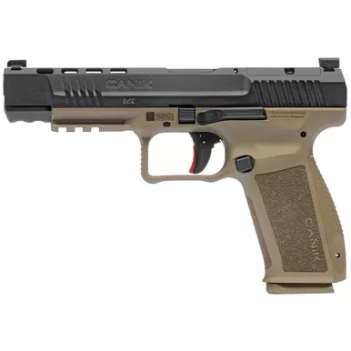 Canik HG5635N Mete SFx 9mm Luger 5.20" 20+1, 18+1 Flat Dark Earth Polymer Frame Black Nitride Steel Slide Flat Dark Earth
