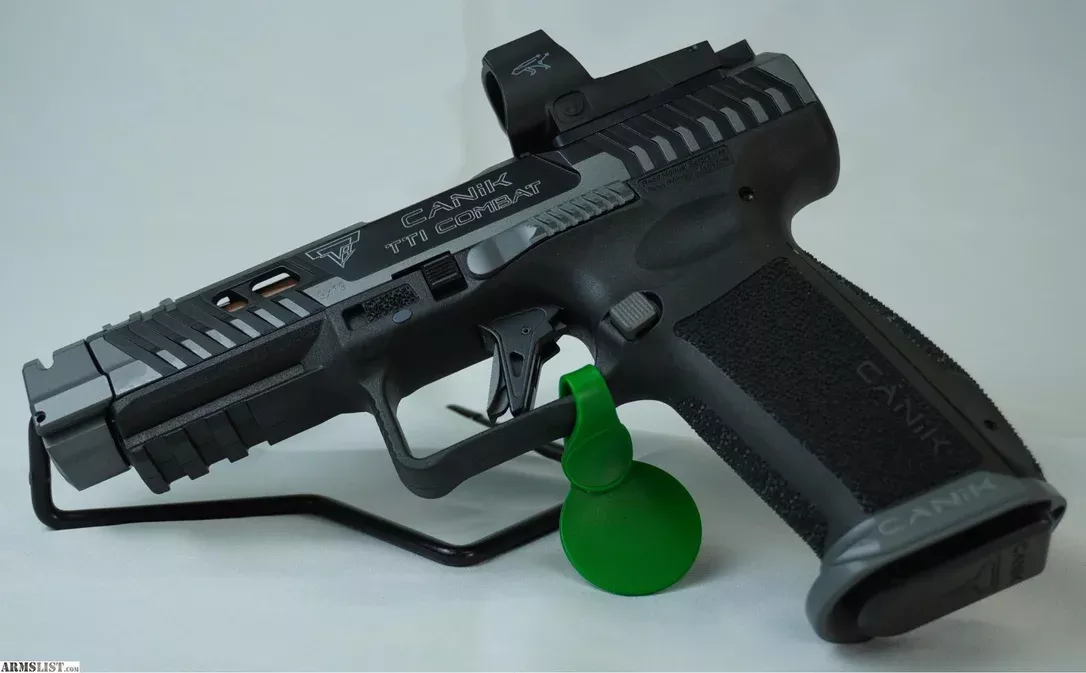 Canik TTI COmbat Smoke with optic from Griffin’s Guns and Tactical near Casa Grande, Arizona, USA