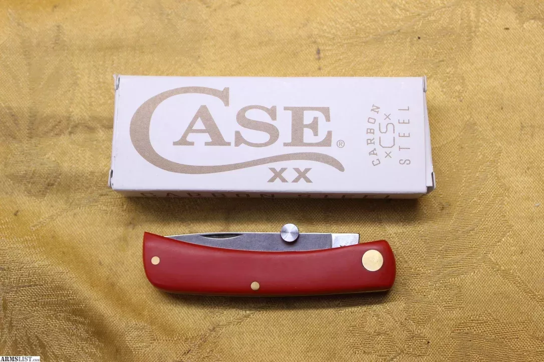Case XX 4137 CS American Workman Red Synthetic Smooth Sod Buster Jr. Knife from Ted’s Pawn Shop near Norwood, Ohio, USA