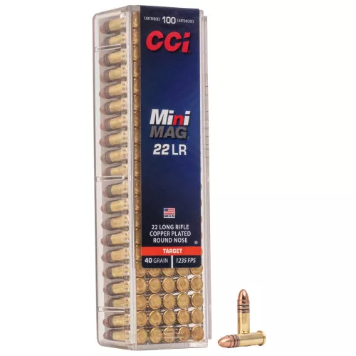 CCI Minimag 22LR 40gr Copper Plated HP - 100rd Box