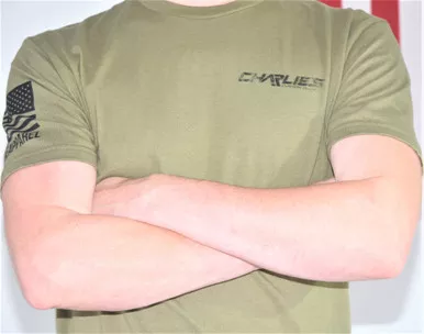 Charlie's Custom Clones quality T-Shirts from Nine Line