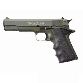 CHIAPPA 1911-22 22LR 5" 10RD OD GREEN HOGUE GRIPS