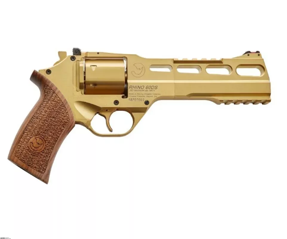 Chiappa Rhino 60DS Gold PVD .357 Magnum 6 Inch Barrel Six Rds 340.225 from ELK CO AMMO&ARMS INC near Saint Marys, Pennsylvania, USA