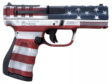Citadel Centurion, 9mm Luger 4" 14+1 American Flag Cerakote