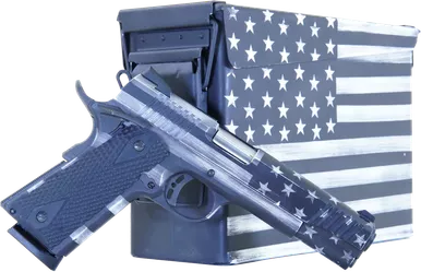 Citadel M-1911, Cit Citc45fusgac1911-a1 Fsp GreyW/ammo Can