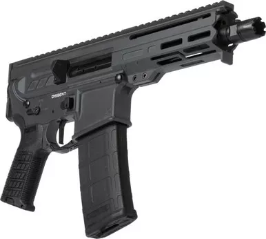 Cmmg Pistol Dissent Mk4 5.56mm 6.5" 30rd Sniper Grey