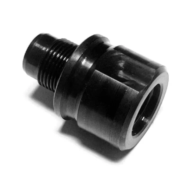 CNC Warrior Muzzle Thread Adapter 1/2X28 RH to M13X1 LH