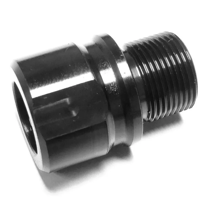 CNCW Muzzle Thread Adapter 1/2X28 RH to 9/16X24 RH
