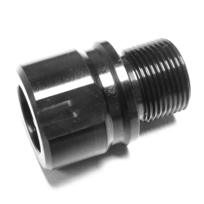 CNCW Muzzle Thread Adapter 9/16X24 RH to 1/2X28 RH