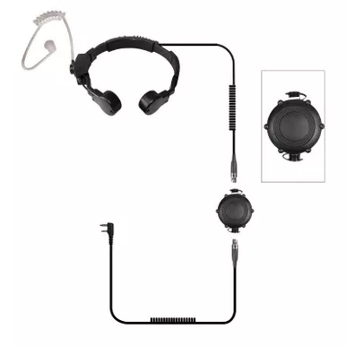 CodeRed Assault-MOD Waterproof Tactical Throat Mic Headset