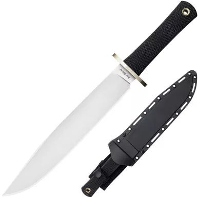 Cold Steel 16DT Trail Master Knife 9.50" CPM 3V Clip Point Plain Edge Blade, Black Kray-Ex™ Handle