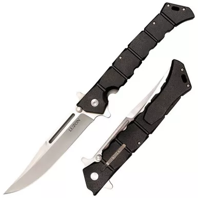 Cold Steel 20NQX Large Luzon Folding Knife 4.00" 8Cr13MoV Clip Point Plain Edge Blade, Black GFN Handle