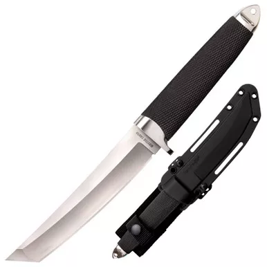 Cold Steel 35AB Master Tanto Knife 6.00" VG-10 San Mai Plain Edge Blade, Black Kray-Ex™ Handle
