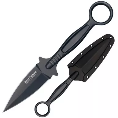 Cold Steel 36MF Drop Forged Battle Ring 2 3.50" 52100 High Carbon Spear Point Plain Edge Blade