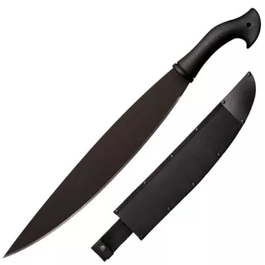 Cold Steel 97BAM18S Barong Machete 18" 1055 Carbon Steel Plain Edge Blade, Polypropylene Handle and Cor-Ex Sheath