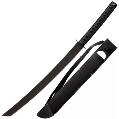 Cold Steel 97TKMS Tactical Katana Machete 24" 1055 Carbon Steel Plain Edge Blade, Polypropylene Handle and Cor-Ex Sheath