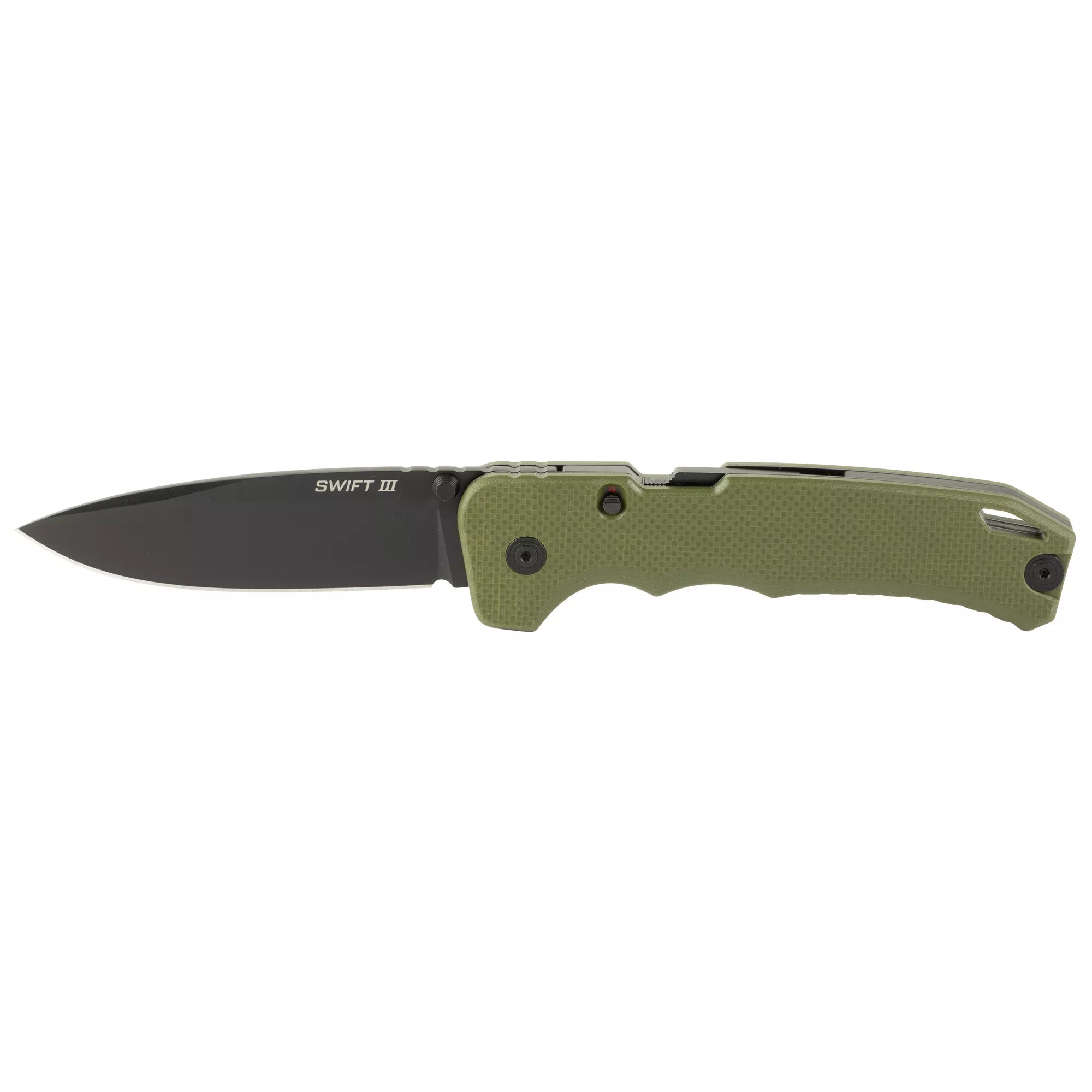 Cold Steel Swift III Folding Knife Drop Point Blade 4" Black G-10 Handle