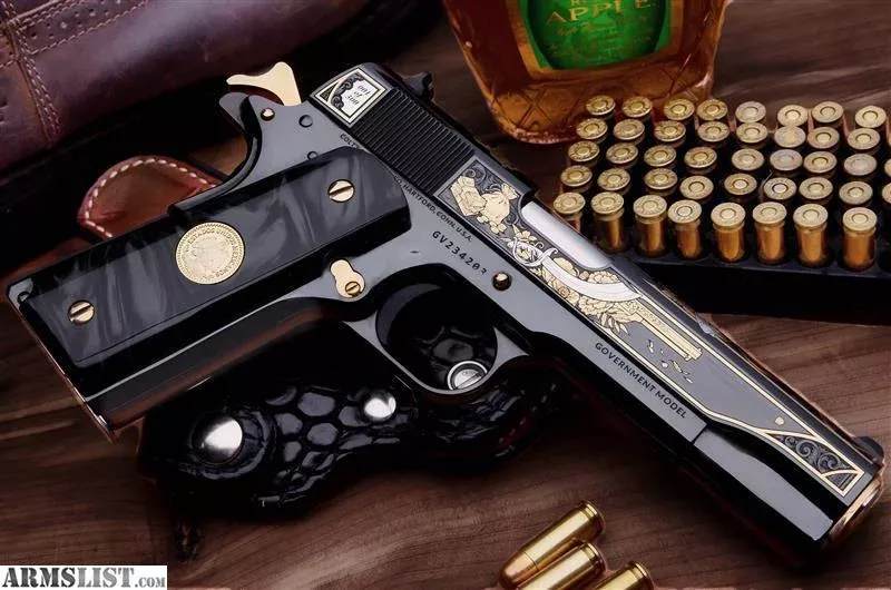 COLT 1911 .38 SUPER – JESUS MALVERDE – “EL BANDITO GENEROSO” from Striking FireArms – Only Exclusive Guns near Houston, TX