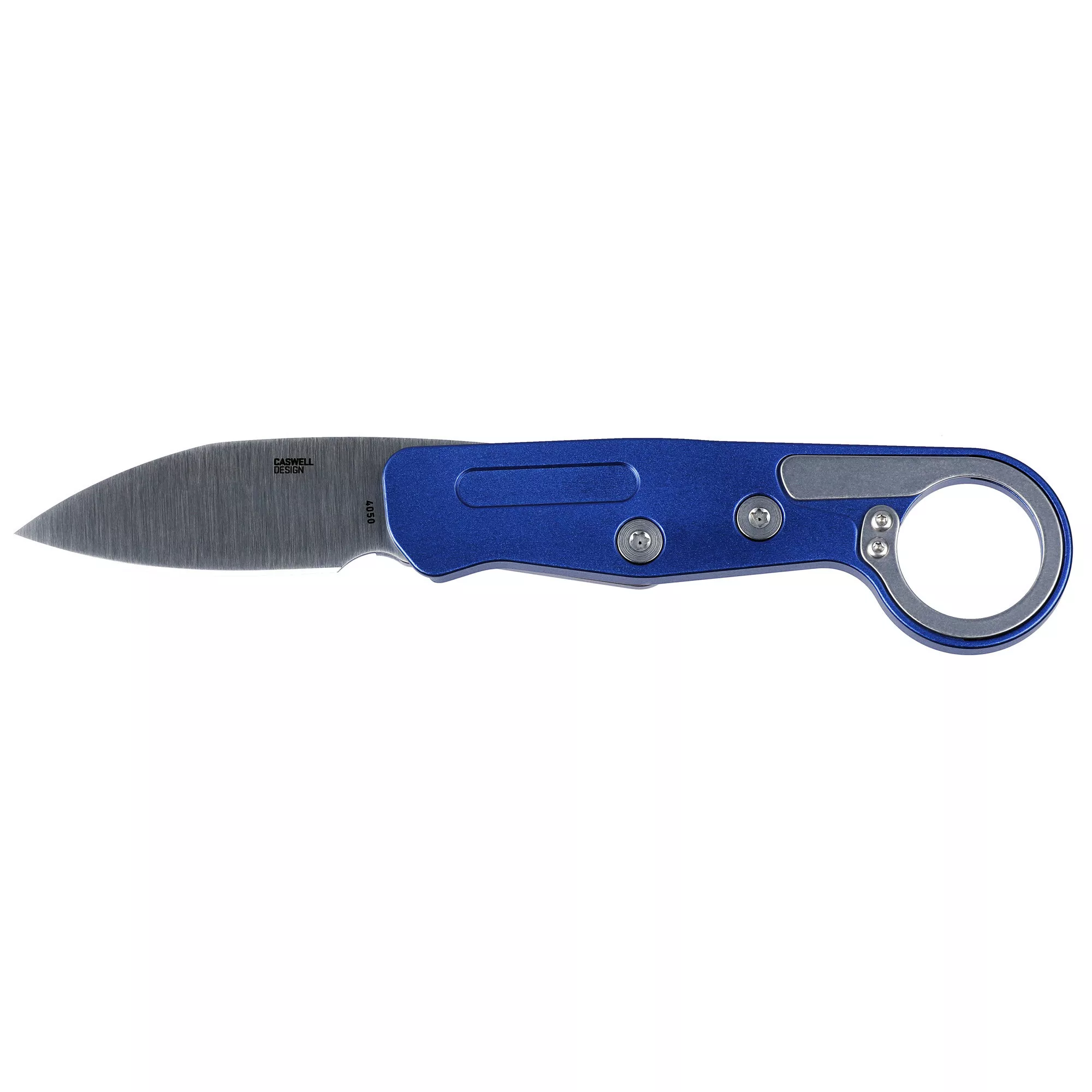 Columbia Provoke EDC Folding Knife Kinematic Opening Plain Edge Blade 2.56" Blue Handle
