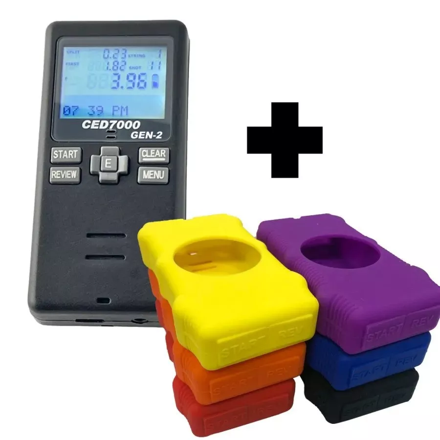 Combo: CED7000 Shot Timer Gen2 w/Tactical Skin