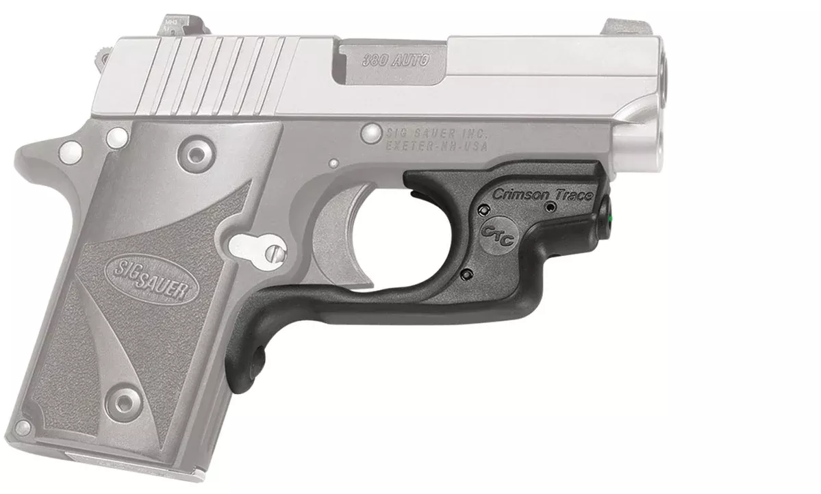 Crimson Trace 0147501 LaserguardSig P238/P938, Green Laser Black Polymer