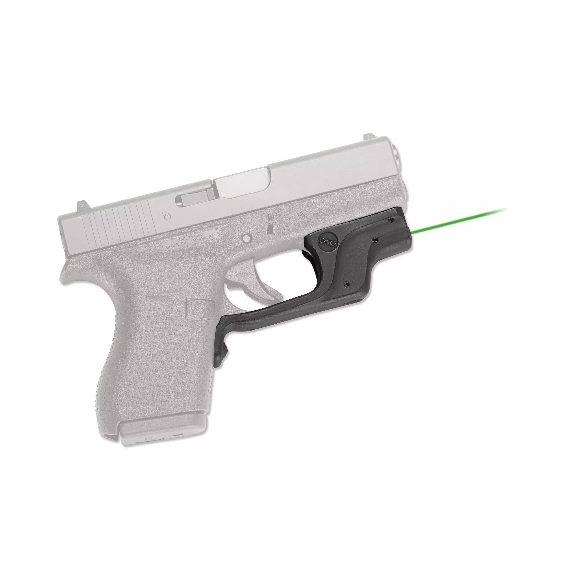 Crimson Trace Laserguard for Glock 42/43 – Green Laser Sight