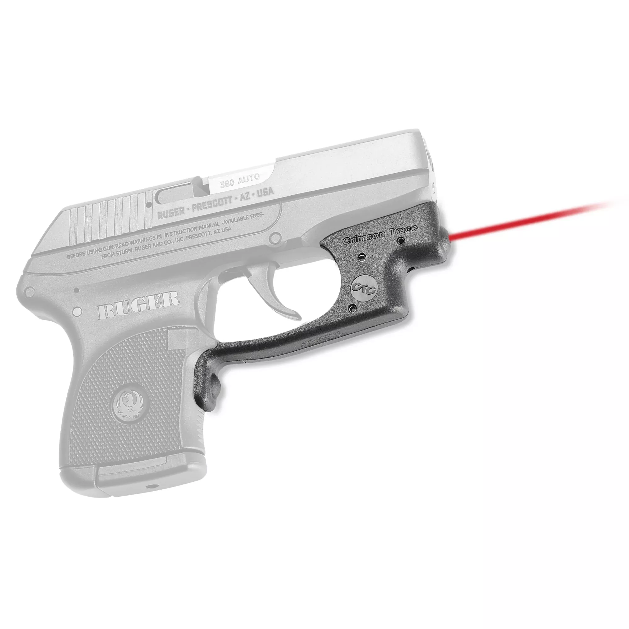 Crimson Trace LG-431 LaserGuard for Ruger LCP – Red Laser Sight