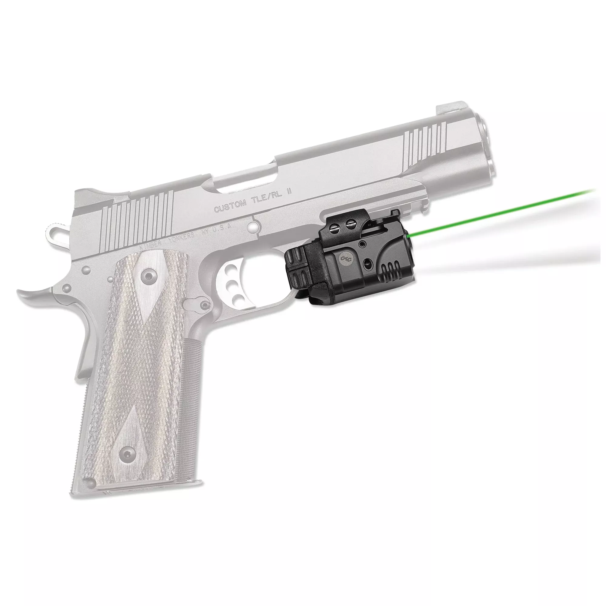 Crimson Trace Railmaster Pro Universal Rail Mount Green Laser