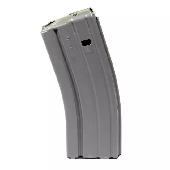 D&H AR15 30RD 5.56 MAGAZINE, TEFLON FINISH, MAGPUL ENHANCED FOLLOWER, GRAY