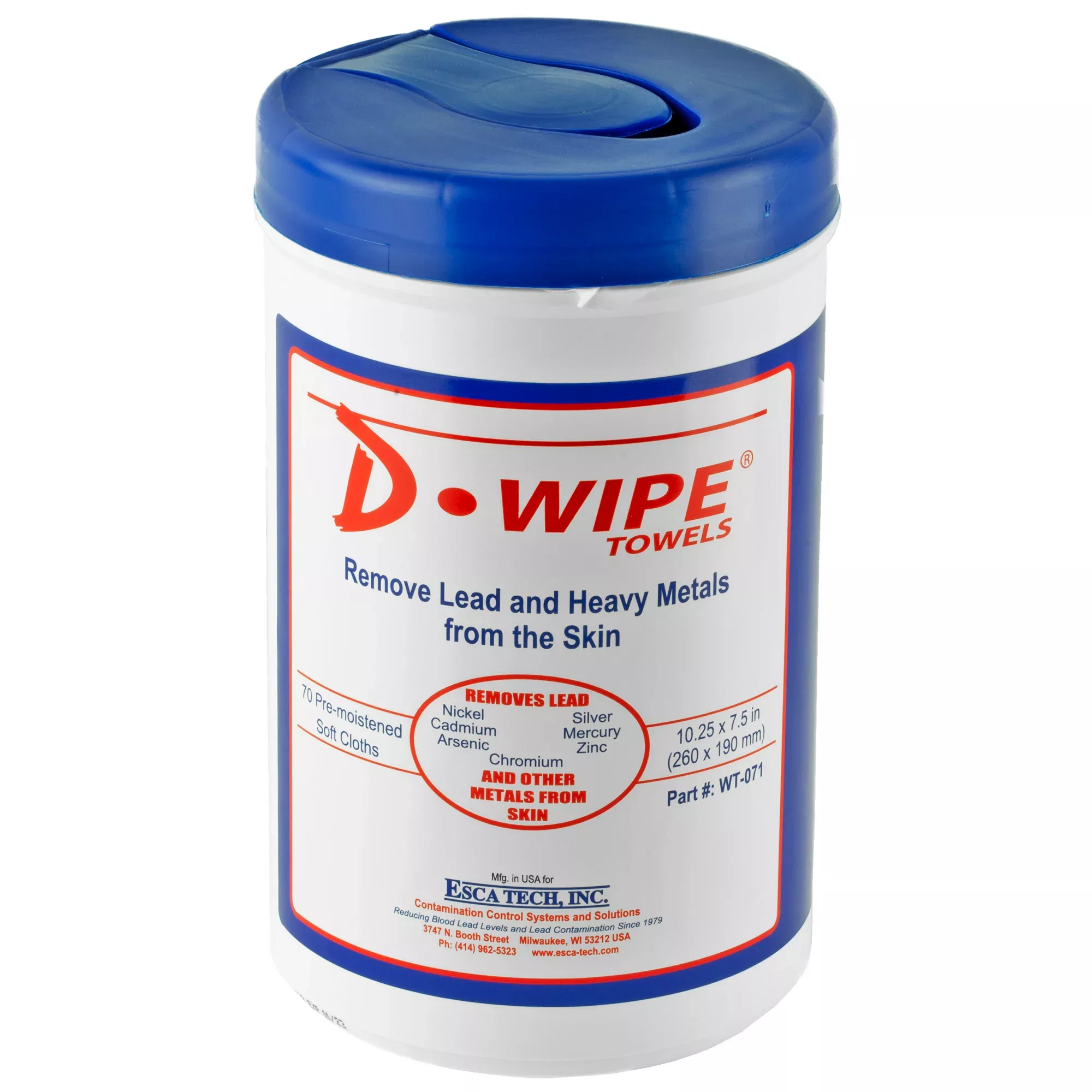 D-Lead D-Wipe Towels – 2-Pack (325 Count Each) Lead Removal Wipes