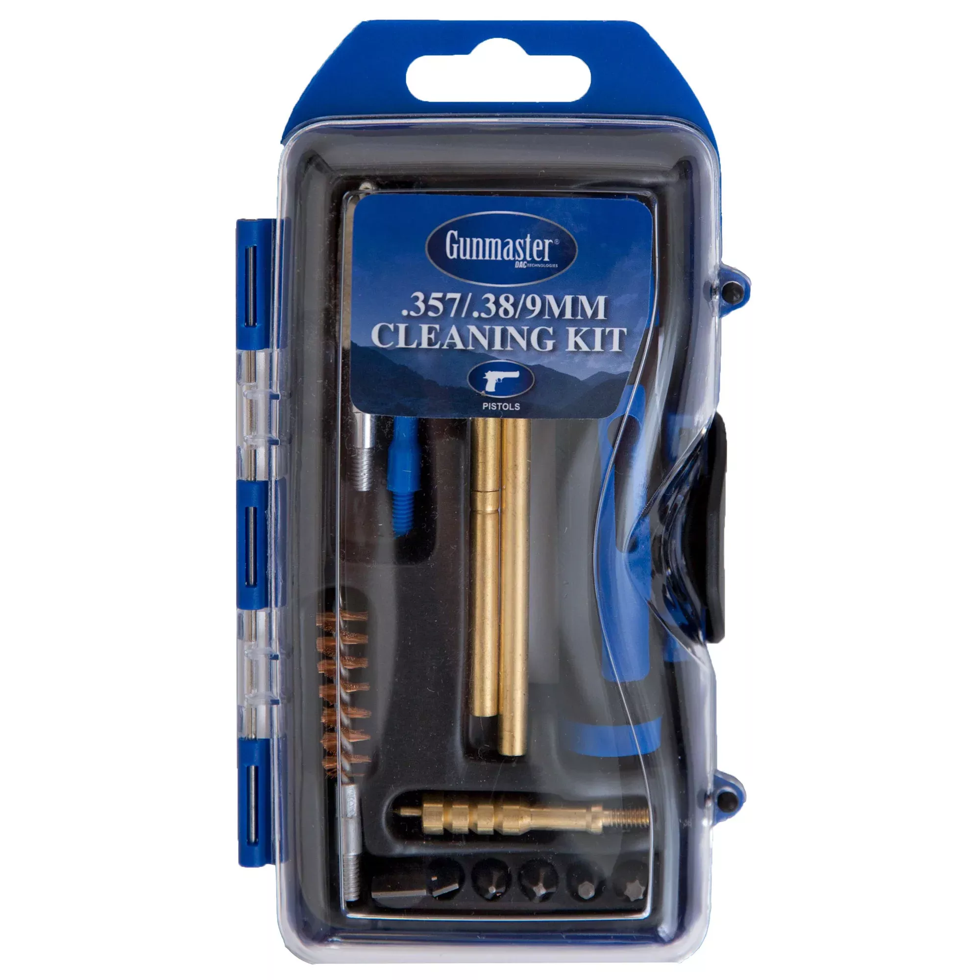 DAC 38/9MM Pistol Cleaning Kit 14-Piece – .38/.357/9mm Compatible