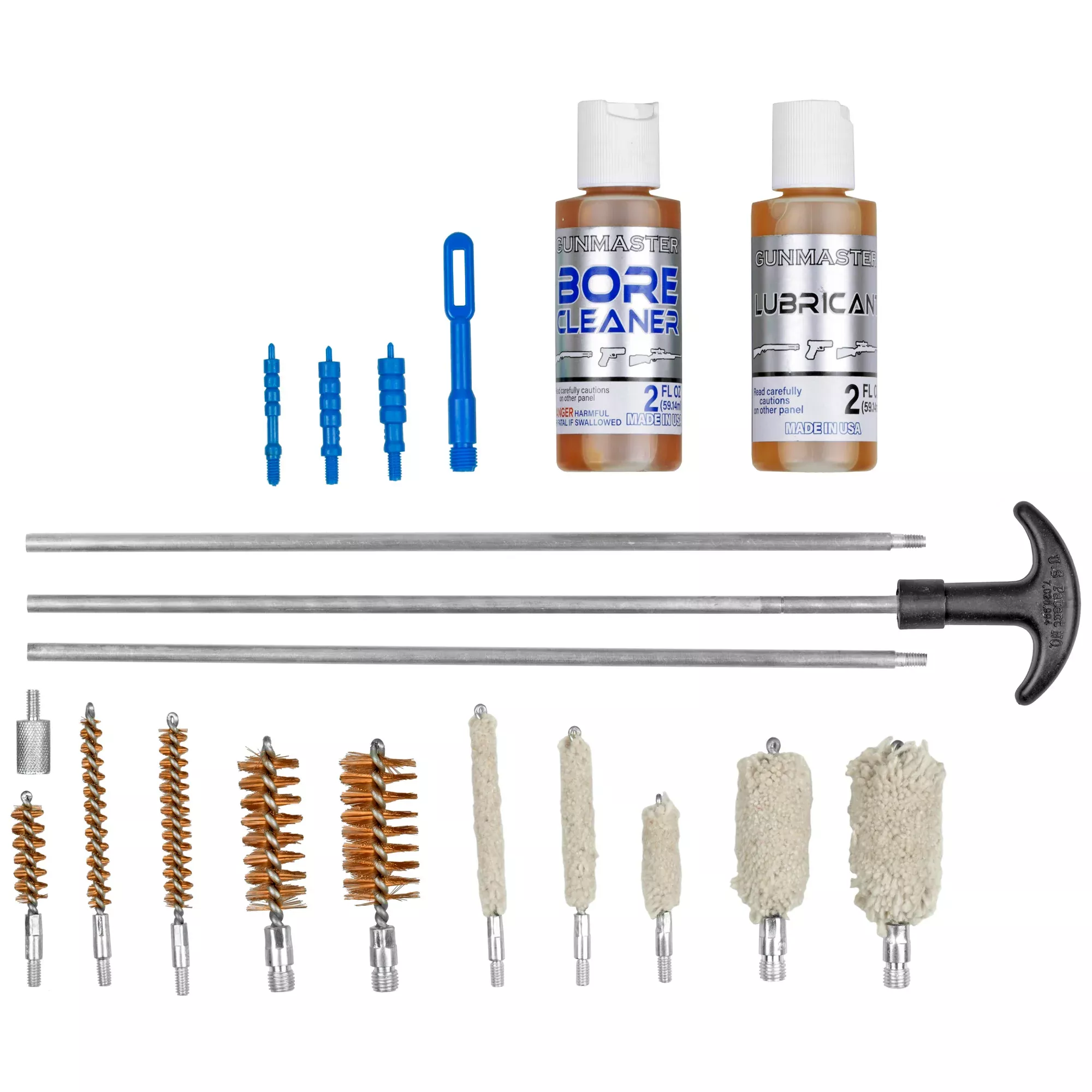 DAC Universal Gun Cleaning Kit 19-Piece with Oil – Multi-Caliber