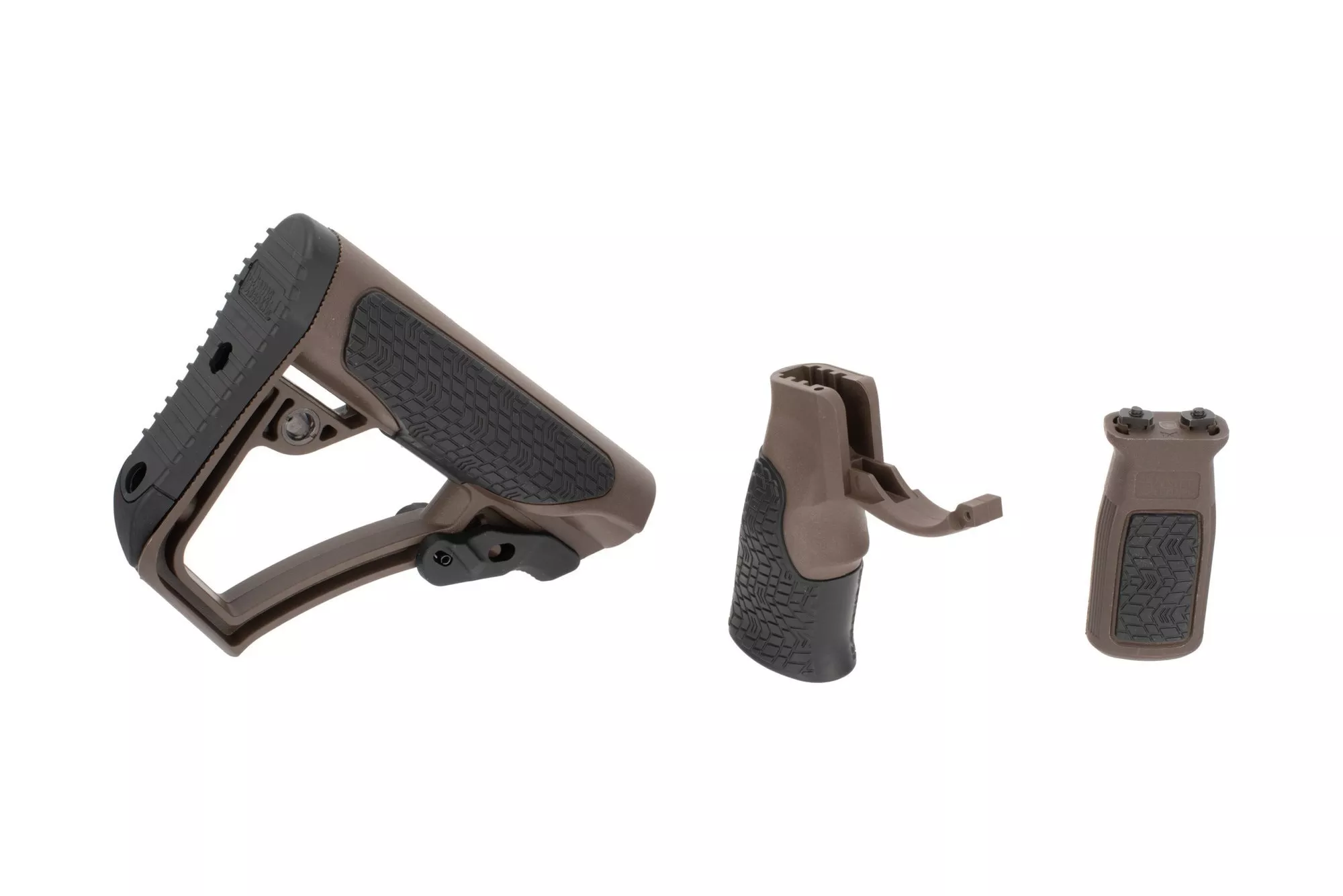 Daniel Defense AR-15 Furniture Set M-LOK Grip Mil-Spec + Brown