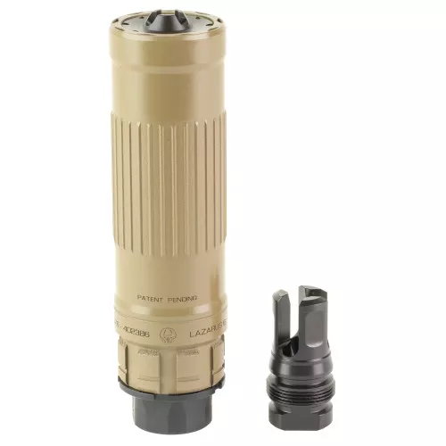 Dead Air Lazarus 6 - 6mm Haynes 282 Suppressor - XENO Adapter - FDE