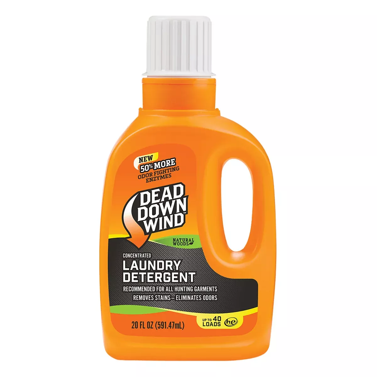 Dead Down Wind 1192018 Laundry DetergentOdor Eliminator Natural Woods Scent 20 oz Jug