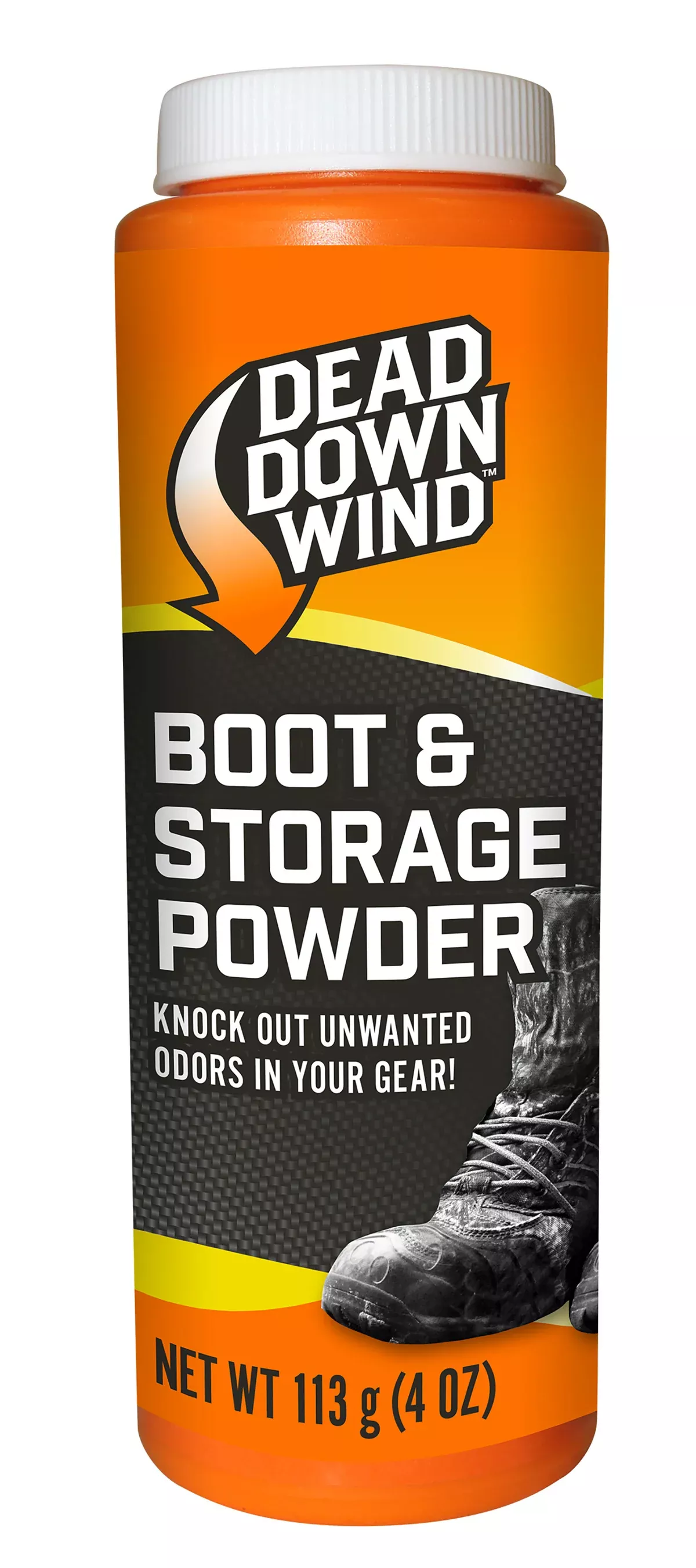 Dead Down Wind 1215N Boot PowderOdor Eliminator Unscented Scent Cornstarch/Talc 4 oz