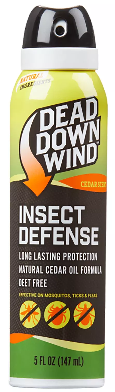 Dead Down Wind 13700 Insect DefenseCedar Scent 5 oz Aerosol Repels Mosquitos, Ticks & Fleas