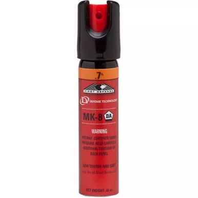 Defense Technology 56785 First Defense Stream Delivery (MK-8) Pepper Spray w/ Key Chain .7% OC, .68 Ounces