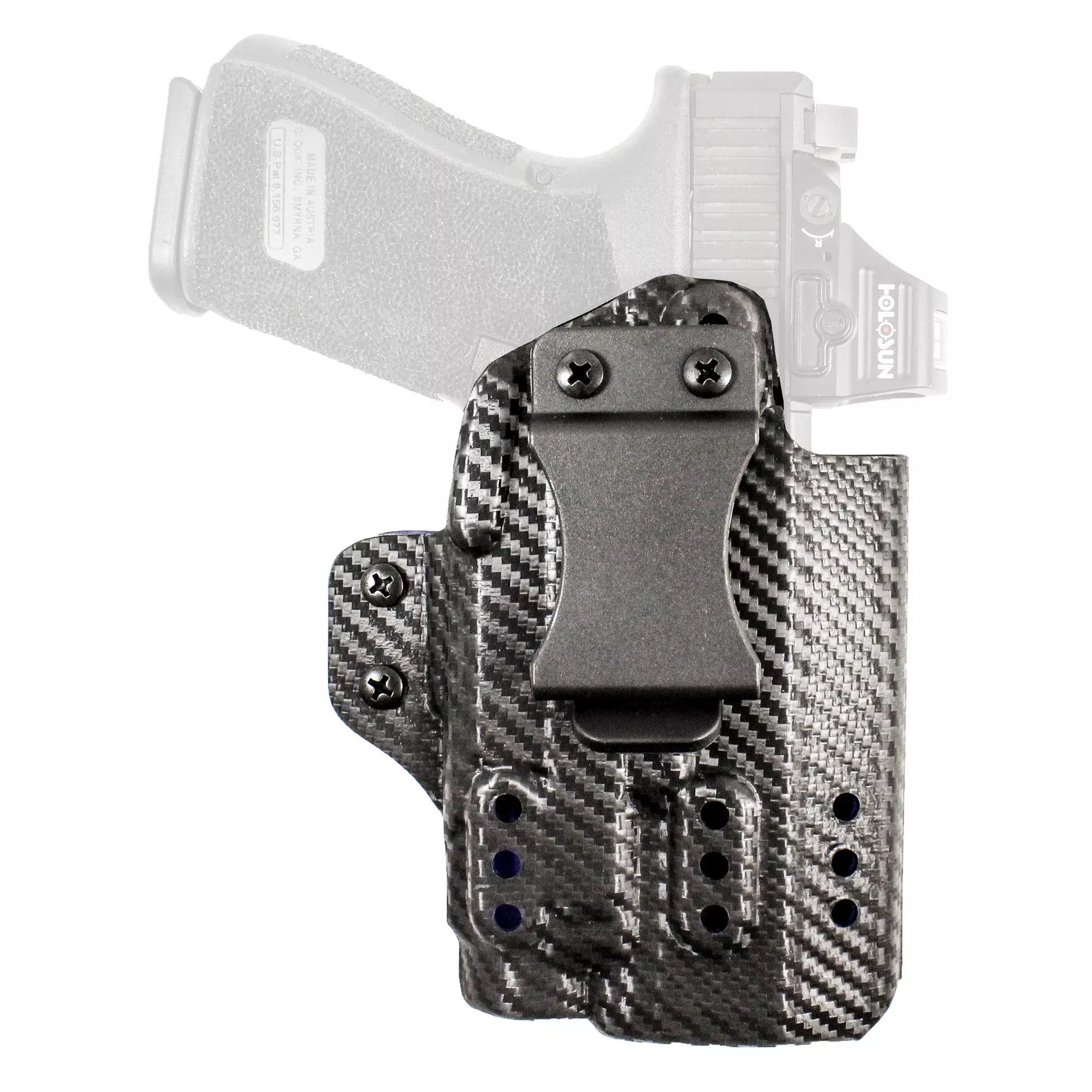 DeSantis Persuader OWB Holster – Glock 19 with TLR-7/7A (Right Hand, Black)