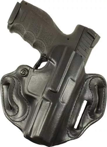 DeSantis Speed Scabbard OWB Holster RH Leather Ruger 57 Black