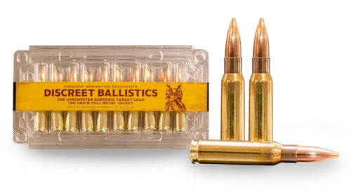 Discreet Ballistics - 308 Winchester 190gr Subsonic Load Target