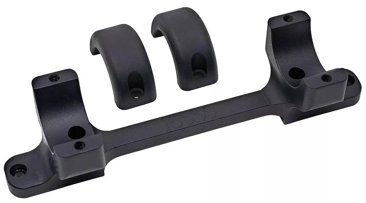 DNZ 16550 Game Reaper-Tikka Scope Mount/Ring Combo Matte Black 1"