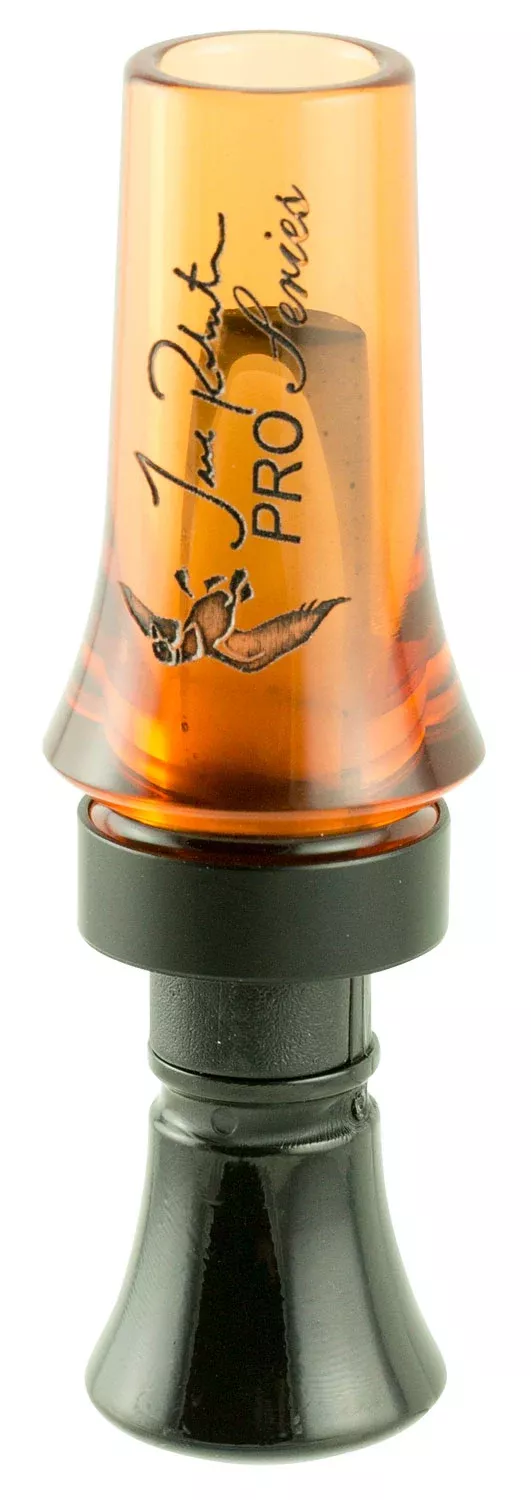 Duck Commander DCPROAO Jase Pro SeriesOpen Call Double Reed Mallard Hen Sounds Attracts Ducks Orange Acrylic