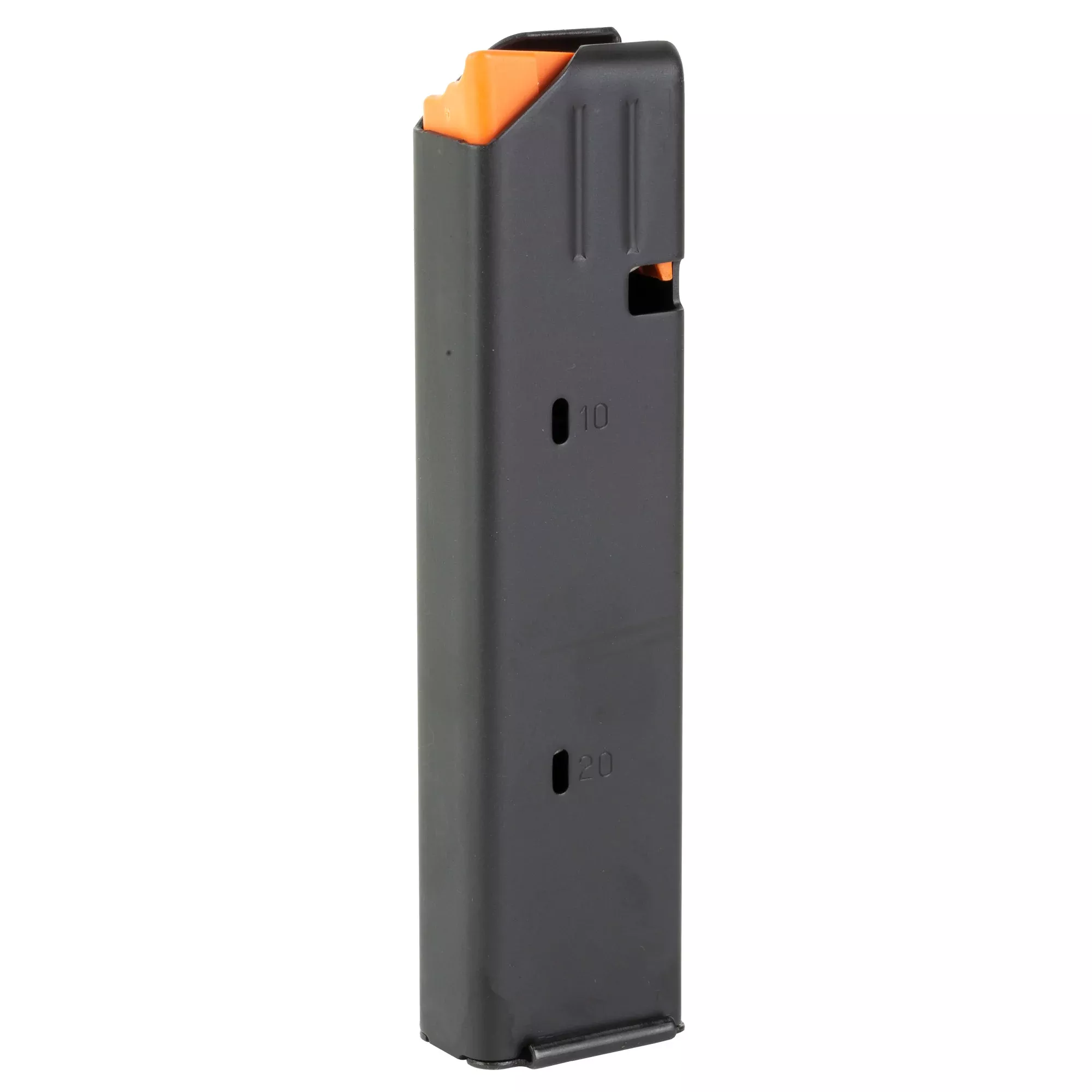 DuraMag 9mm Colt 20-Round Magazine – Stainless Steel Body, Black Finish